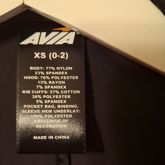 Avia Women's Black Hooded Blazer Utility Jacket XS - Picture 3 of 13